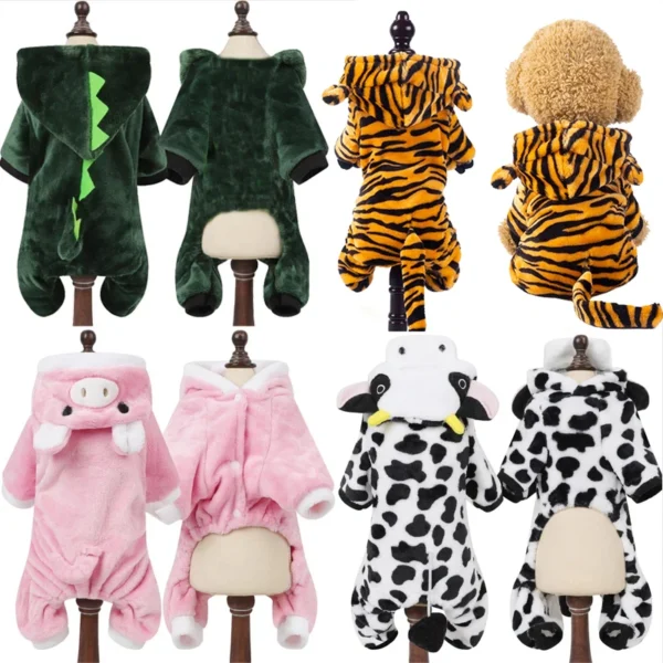 Pet Fleece Jumpsuits Costume