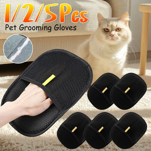 Hair Remover Gloves Double-Sided  for Cat, Dog