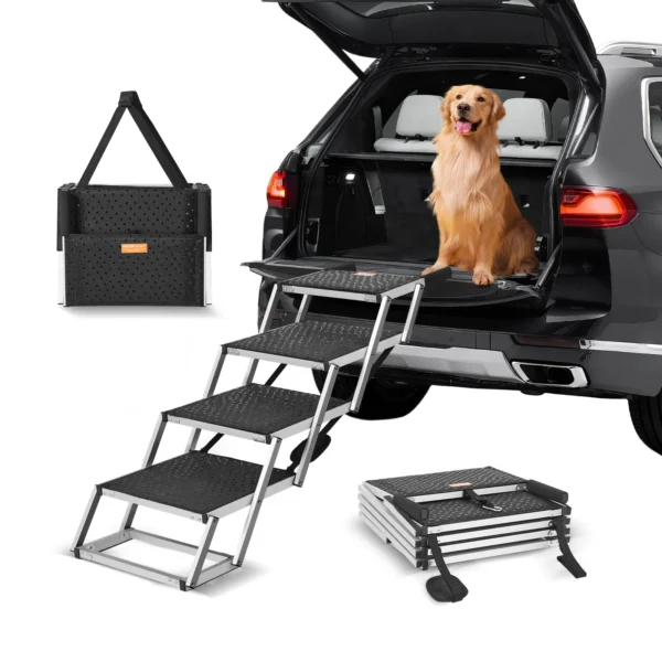 Folding Portable Pet Steps for Car SUV and Truck