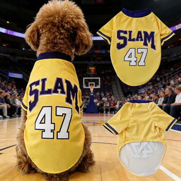 SLAM 47 Mesh Breathable Dog Jersey Basketball