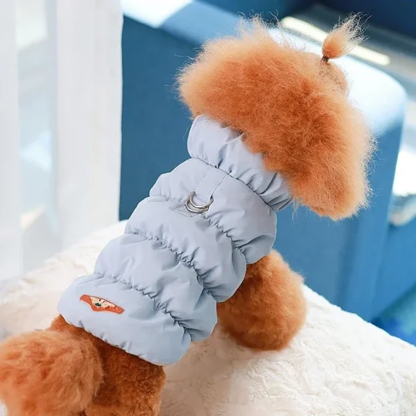 winter Padded Puppy Coat Jacket For Small Medium Dogs